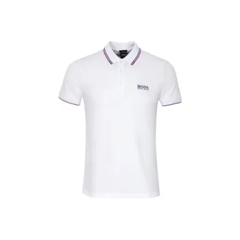 HUGO BOSS Polo Shirts Men White