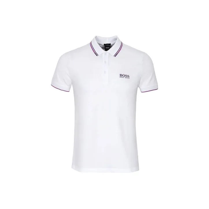 HUGO BOSS Polo Shirts Men White-0