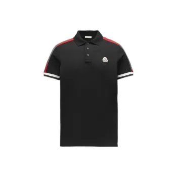 Moncler Polo Shirts Men Black