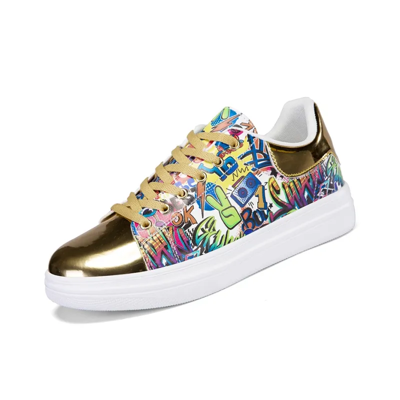 CAMOSI Anti Slip Wear Resistant Low Top Skateboard Shoes Men's-4