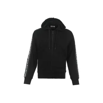 VERSACE JEANS COUTURE Zipped Drawstring Hoodie