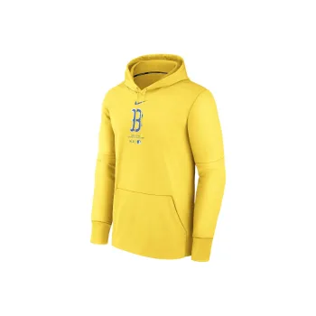 Nike Boston Red Sox City Connect Practice Men's Nike Therma Mlb Pullover Hoodie