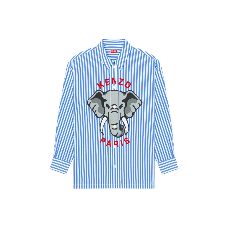 KENZO SS24 Shirt Men's Royal Blue-0