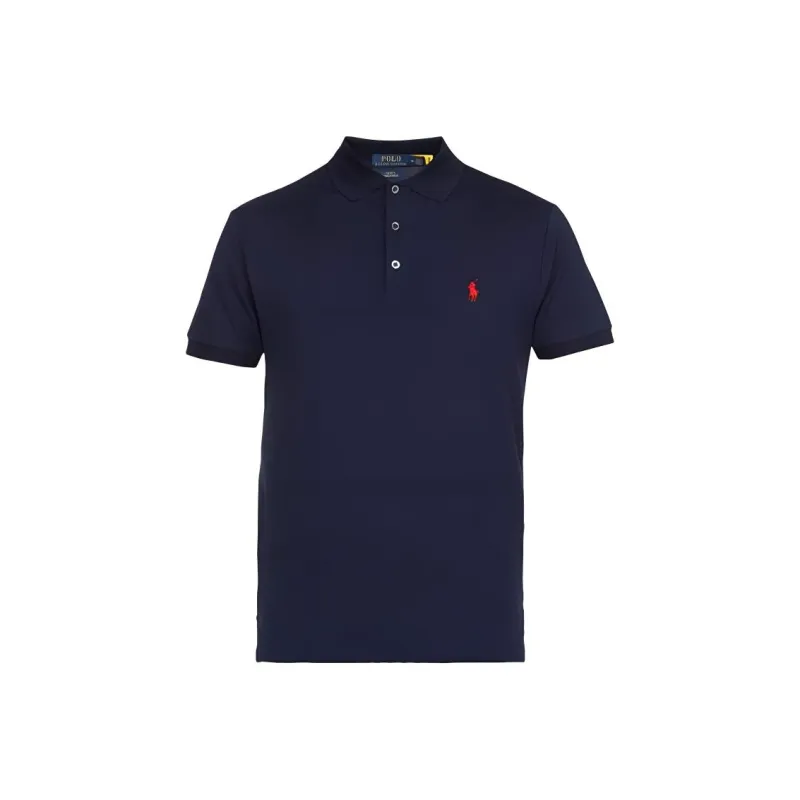 Polo Ralph Lauren Logo Embroidered Slim Fit Polo Shirt-0
