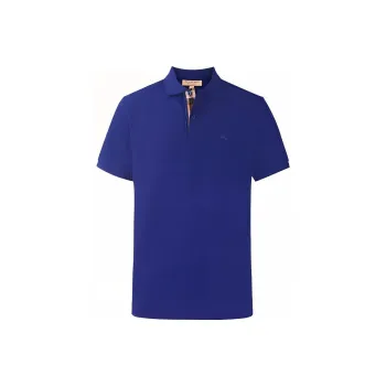 Burberry Polo Shirt Men's Purple Blue