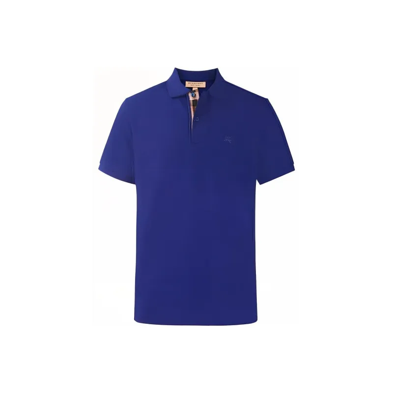 Burberry Polo Shirt Men's Purple Blue-0