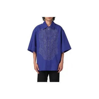 OFF WHITE Shirt Regular Men's Blue