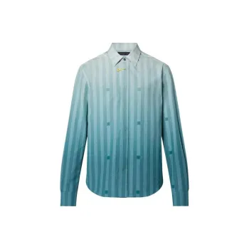 LOUIS VUITTON New Quarterly Products Of LV FW22 Shirt Men's Blue