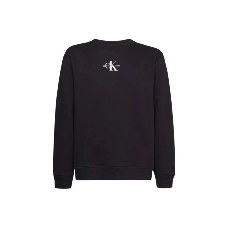 Calvin Klein Logo-print Crew-neck Sweatshirt-0