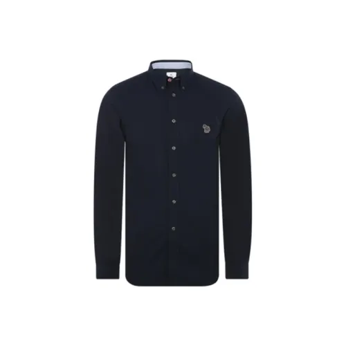 Paul Smith Zebra Patch Long Sleeved Shirt