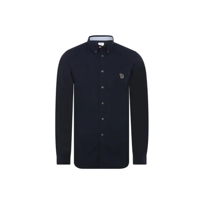 Paul Smith Zebra Patch Long Sleeved Shirt-0