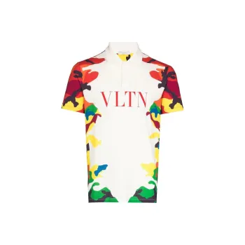 Valentino Polo Shirts Men White
