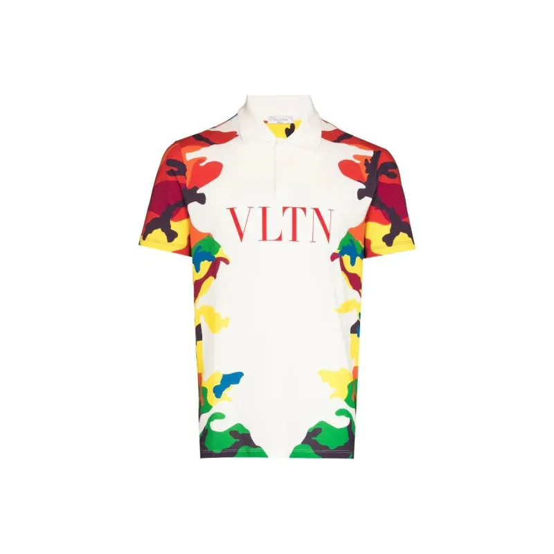 Valentino Polo Shirts Men White-0
