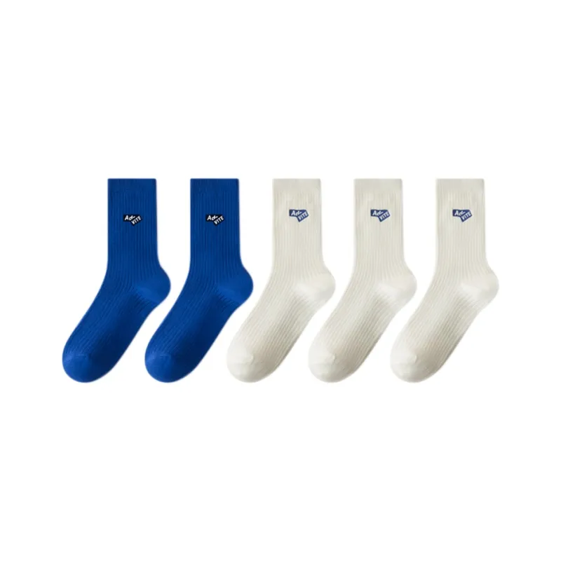 FAIRWHALE Mid Calf Socks Unisex 5 Pack-20