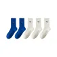 5 Pack (2 Dark Blue+3 White)