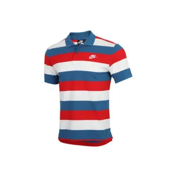 Nike Polo Shirts Men Red Blue