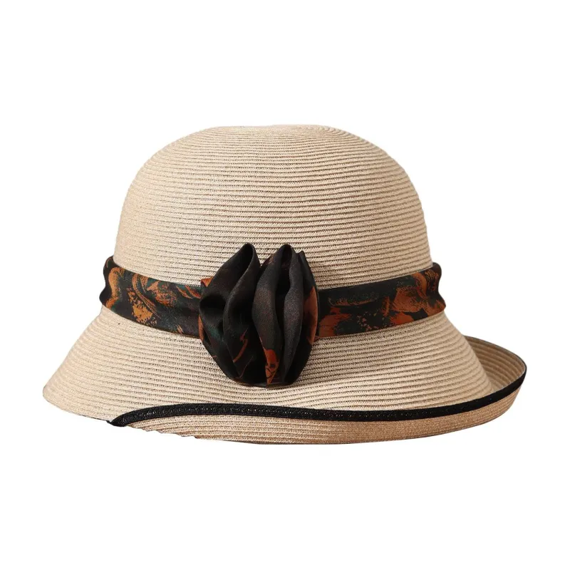 Red Bean Polyester Bucket Hats Women's-3