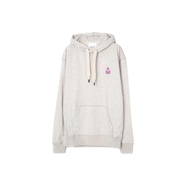 ISABEL MARANT Malek Logo Printed Drawstring Hoodie-0