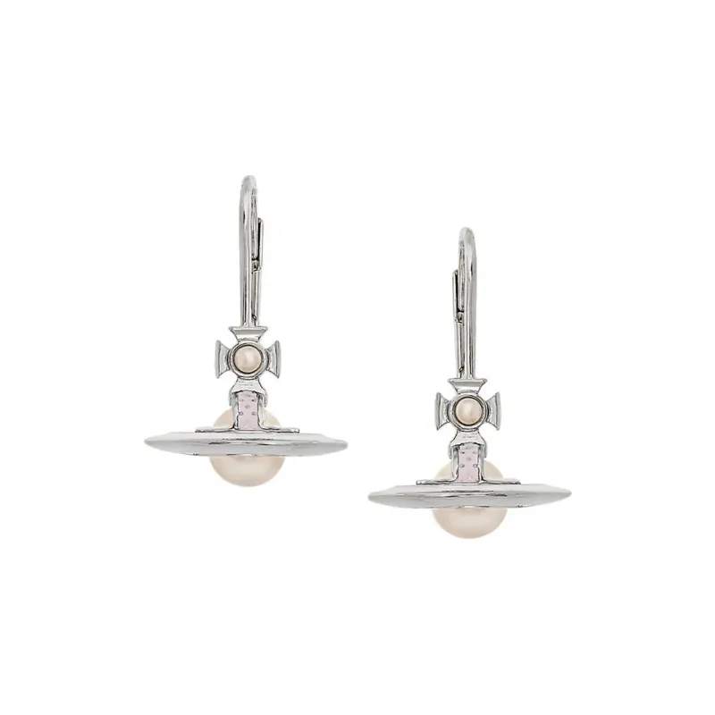 Vivienne Westwood Enamel Earrings Women's Silver-0
