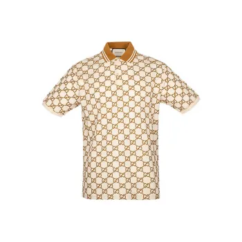 GUCCI Polo Shirts Men Beige