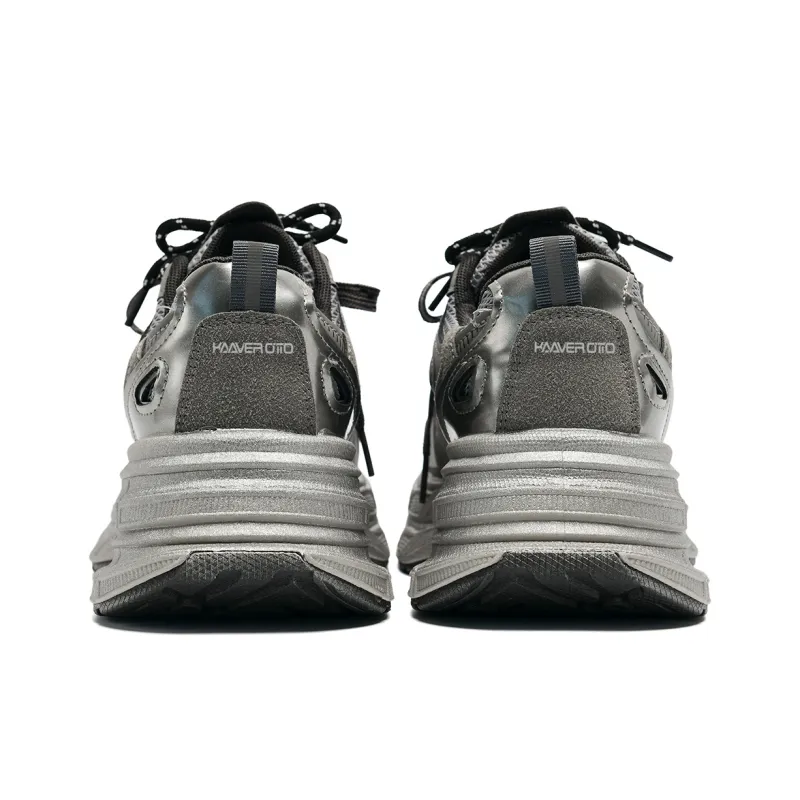 KAAVER OTTO Cushioning Height Increasing Abrasion Resistant Slip Resistant Chunky Sneakers Women's-18