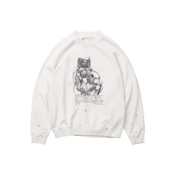 XVESSEL X MARVEL/Marvel Co branded Series Sweatshirts Unisex White