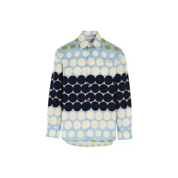 MARNI Shirts Men Light Blue