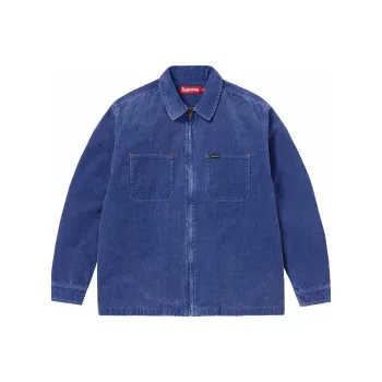 Supreme Washed Corduroy Zip Up Shirt