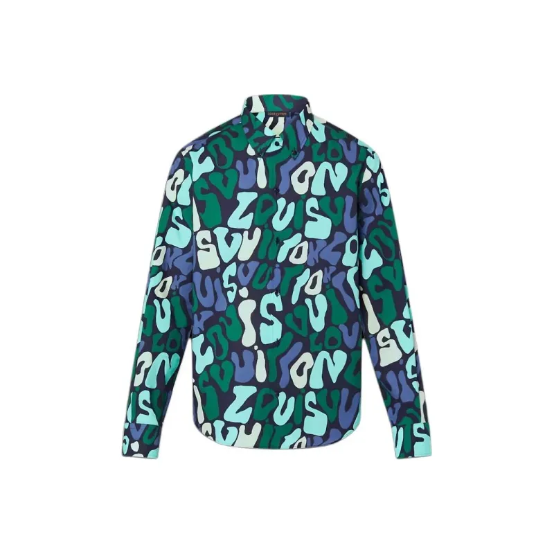 LOUIS VUITTON Shirt Men's Green-0