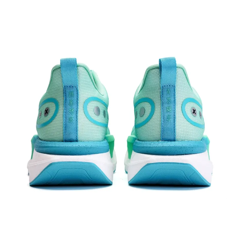 Qing Pao Running Shoes Men Low Top Green-3