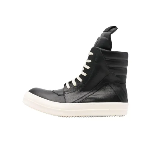 RICK OWENS/RO Mega Bumper High Top Skateboard Shoes Men's Black