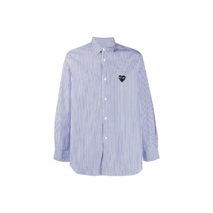 CDG Play Shirts Men Blue-0