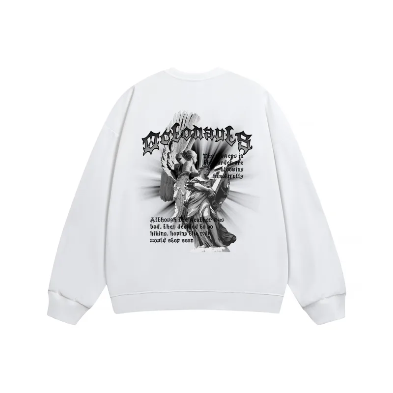 Small Columns Under The Sea Sweatshirt Unisex-2
