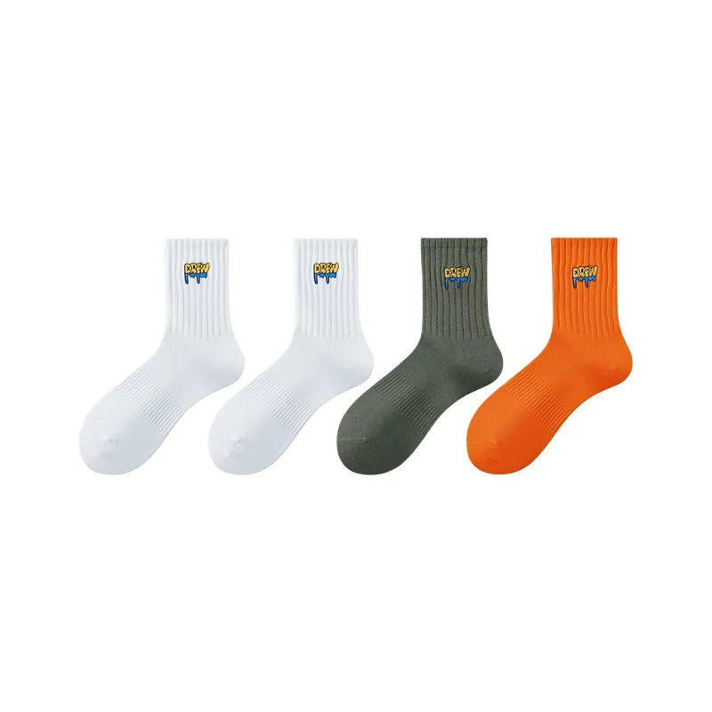 ZEROIN Mid Calf Socks Unisex 4 Pack-42