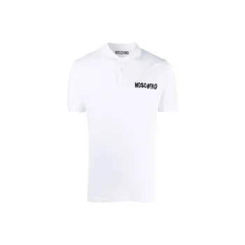 MOSCHINO Polo Shirts Men White