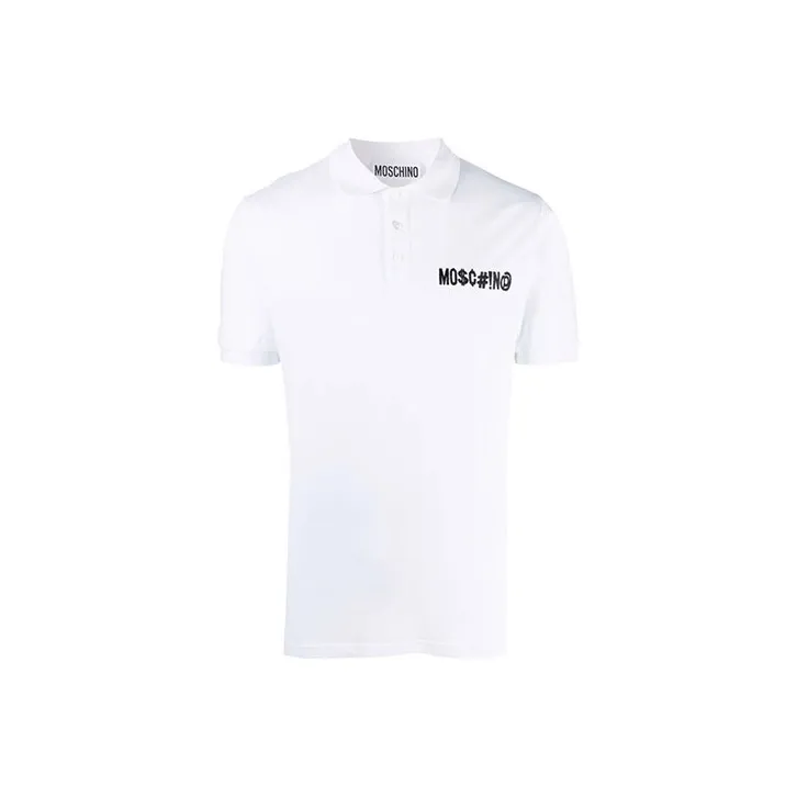 MOSCHINO Polo Shirts Men White-0