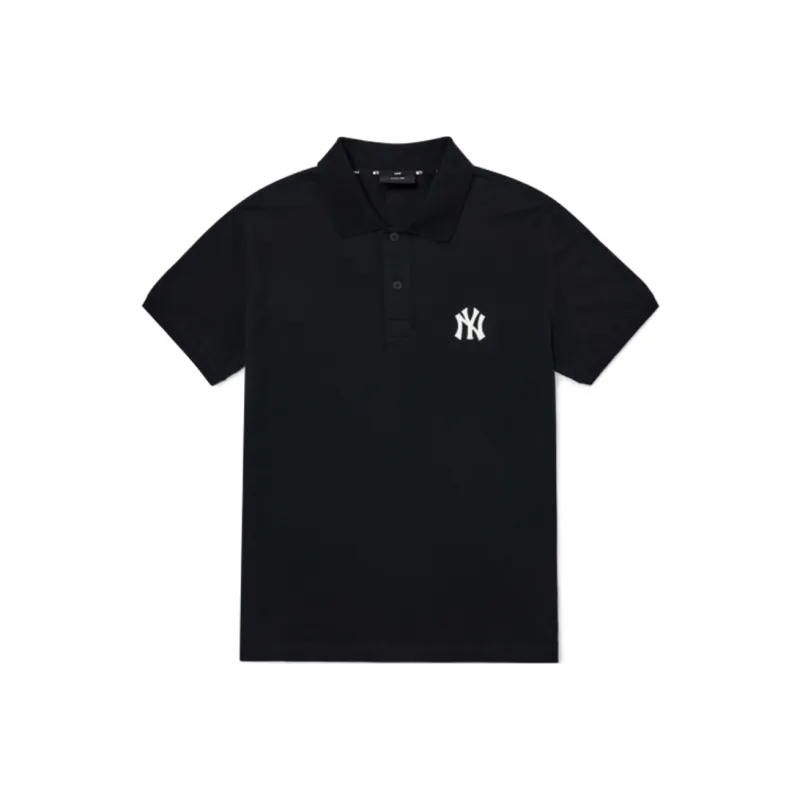 MLB New York Yankees Polo Shirts Men Black-0