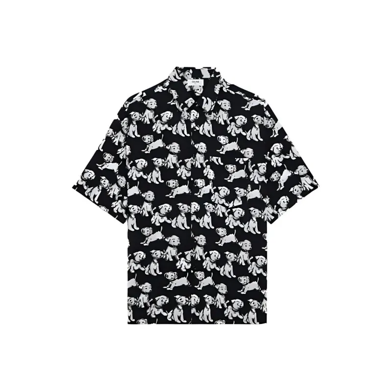 CELINE CELINE X AMY DORIAN Co-branded Series SS22 Shirt Men's Black-0