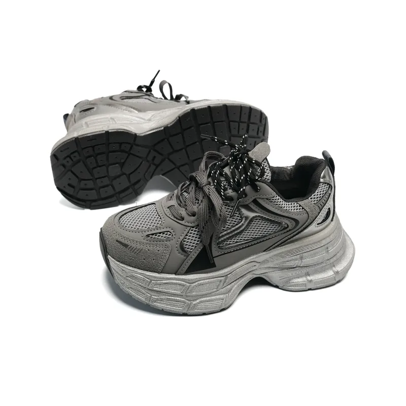 KAAVER OTTO Cushioning Height Increasing Abrasion Resistant Slip Resistant Chunky Sneakers Women's-15