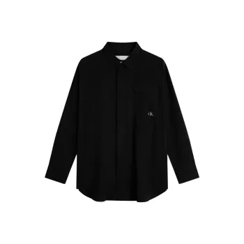 CALVIN KLEIN Shirt Men's Space Black