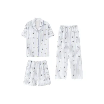 WANANNI Pajama Set Women's Light Blue
