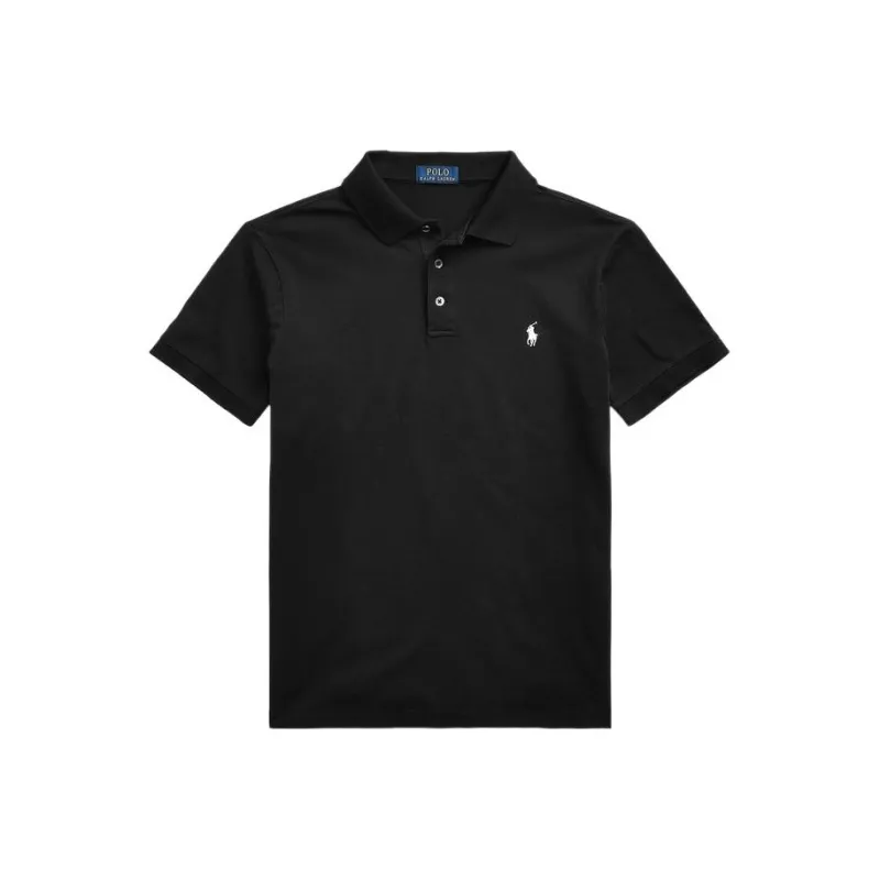 Polo Ralph Lauren Polo Shirts Men Black-0