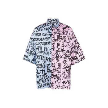 VERSACE JEANS COUTURE Shirt Men's Light Pink