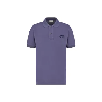 DIOR Quarterly New Products Polo Shirts Men Purple