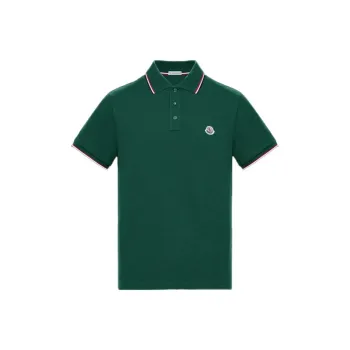 Moncler Polo Shirt Men's Peacock Green