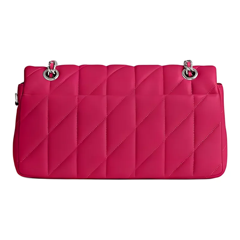 COACH Tabby Nappa Leather Crossbody Bag Shoulder Bag Medium Size Women's Rose Red-2
