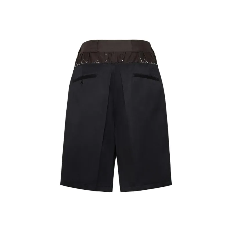 MM6 Maison Margiela Knee Length Shorts 'Black'-1