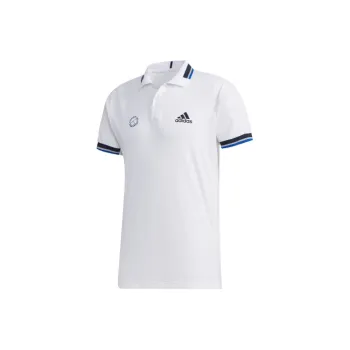 Adidas HTRDY M PL1 SL Polo Shirt Men's White