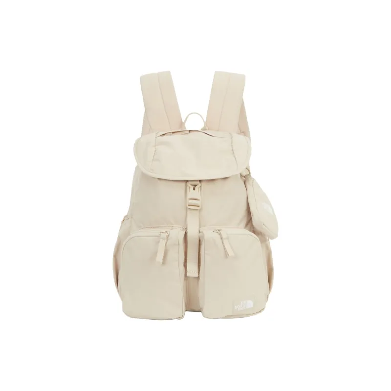 THE NORTH FACE Nylon Backpack Women's White Sand-0