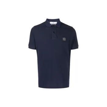 STONE ISLAND Polo Shirts Men Dark Blue